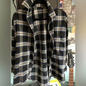 Light weight flannel button up